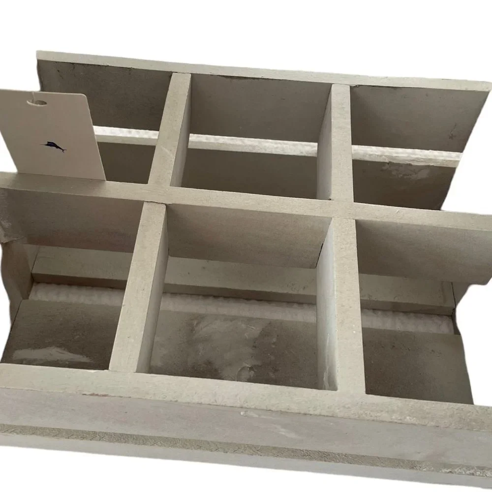 Tommy Bahama Tropical Surf Board Wood Crate Drink Caddy & Bottle Opener Tiki Bar